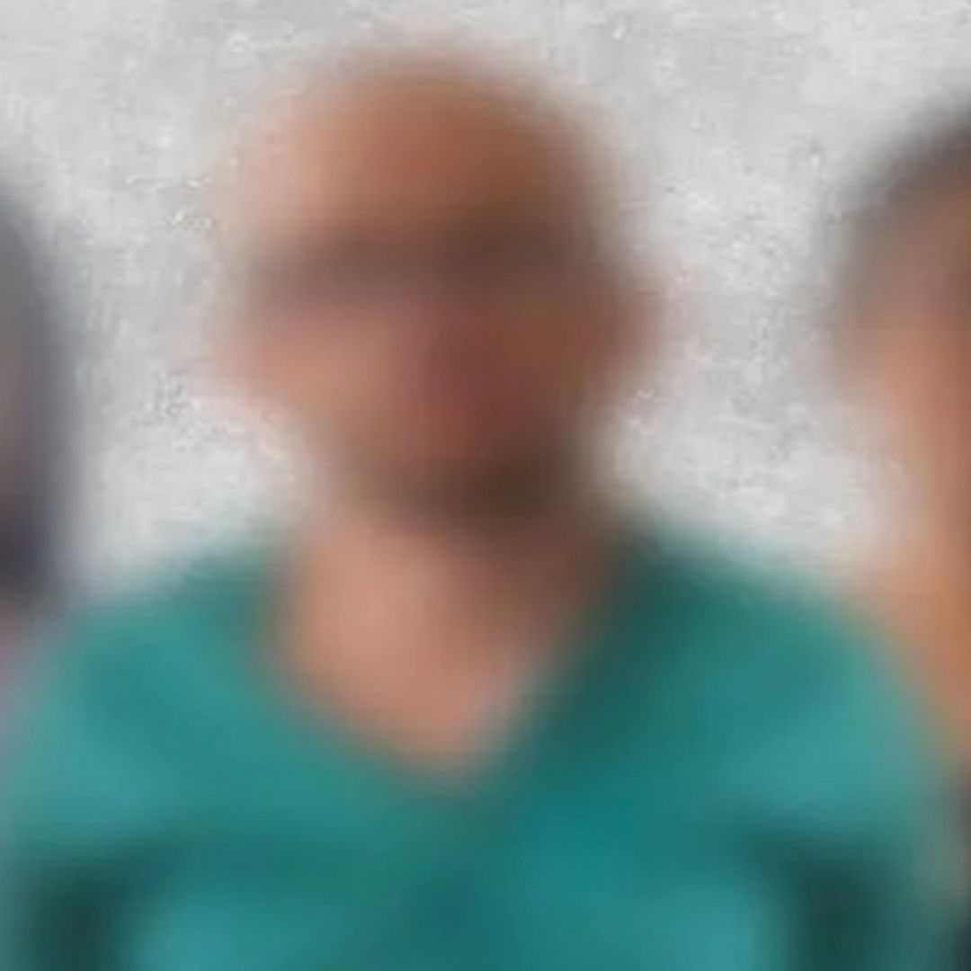 Los detenidos tras el operativo.